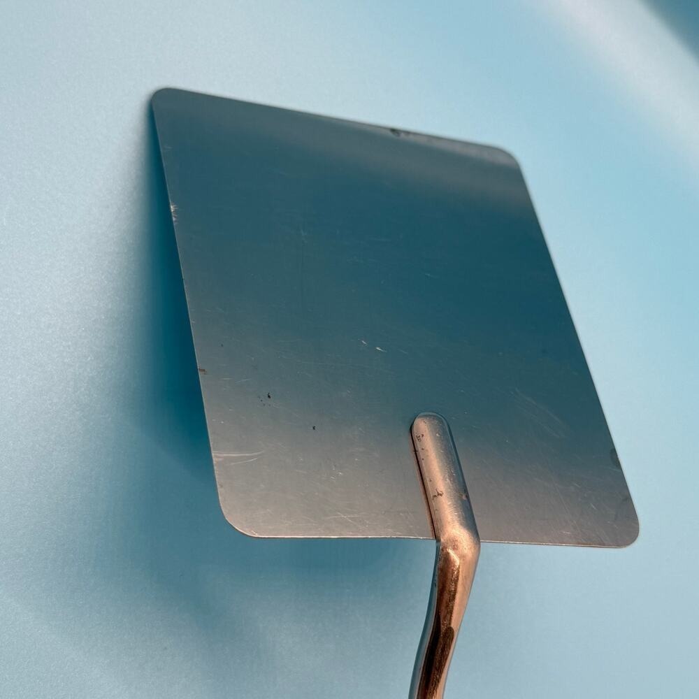 VTG Androck Stainless Steel Long Handle Griddle Pancake Turner Carve Wood Handle - Picture 5 of 10